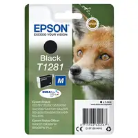 Cartucho de tinta original negro T1281 EPSON, 1 ud