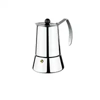 Cafetera Italiana de Acero Inoxidable Eterna, apto para todo tipo de cocinas, MONIX, 6 tazas