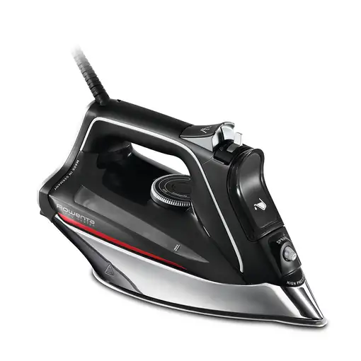 Rowenta DW8210 Plancha vapor-seco Suela Microsteam 400 HD Láser 2800 W Negro, Rojo