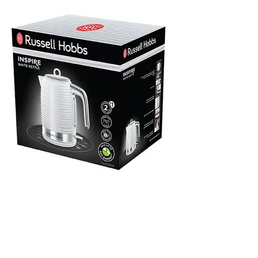 Russell Hobbs Inspire tetera eléctrica 1,7 L 2400 W Blanco