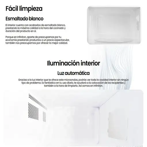 Infiniton MW-1015 Blanco Encimera 20 L 700 W