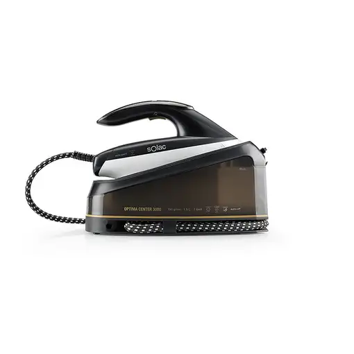 Solac Optima Center 3000 3000 W 1,5 L Suela de cerámica Negro, Oro, Blanco