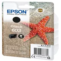 Cartucho de tinta original negro 603 EPSON, 1 ud