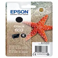 Cartucho de tinta original negro 603 EPSON, 1 ud
