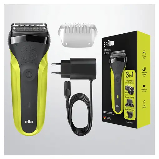 Afeitadora 300BT Series 3 Shave & Style 3 En 1 BRAUN