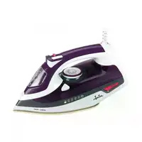 Plancha de vapor JATA PL221C. Suela cerámica. Vapor vertical. Autolimpieza. 2400 W