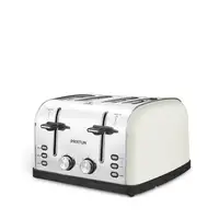Tostadora inox para 4 tostadas, 1900 W, Bianca PRIXTON
