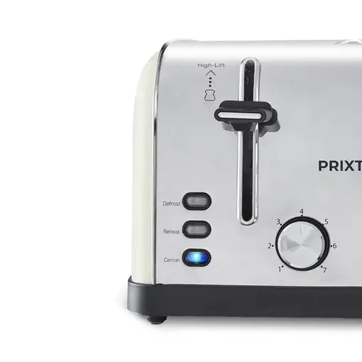 Tostadora inox para 4 tostadas, 1900 W, Bianca PRIXTON
