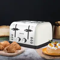 Tostadora inox para 4 tostadas, 1900 W, Bianca PRIXTON