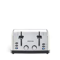 Tostadora inox para 4 tostadas, 1900 W, Bianca PRIXTON
