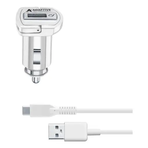 Cellularline Adaptive Fast Car Charger Kit 15W - USB-C - Samsung