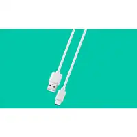 Cable de carga y transferencia de datos blanco USB A a USB C, PLCABTYC1MW PLOOS