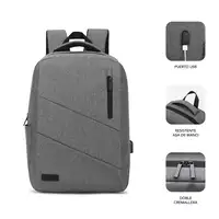 Mochila Para Portátil City 15.6\  Gris