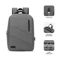 Mochila Para Portátil City 15.6\  Gris