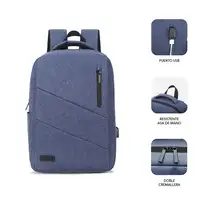 Mochila Para Portátil City 15.6\  Azul
