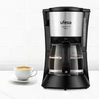 Cafetera de goteo, 12 tazas, CG7125 Capriccio 12 Delux UFESA