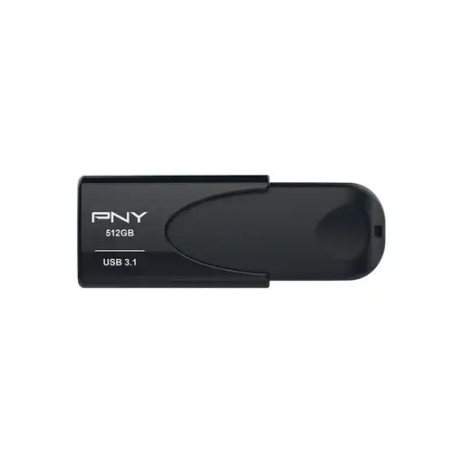 PNY Attache 4 unidad flash USB 512 GB USB tipo A 3.2 Gen 1 (3.1 Gen 1) Negro