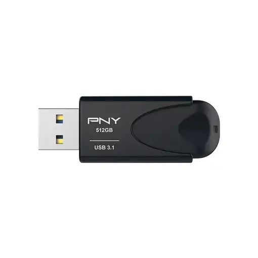PNY Attache 4 unidad flash USB 512 GB USB tipo A 3.2 Gen 1 (3.1 Gen 1) Negro