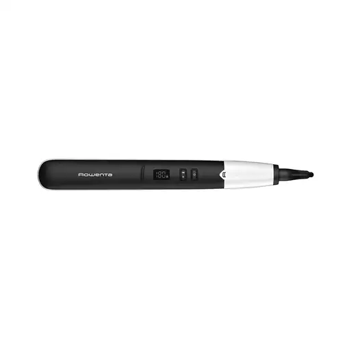 Rowenta Express Shine SF4621 Plancha de pelo Caliente Negro, Plata