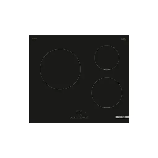 Bosch Serie 4 PUC611BB5E hobs Negro Integrado 60 cm Con placa de inducción 3 zona(