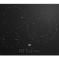 Beko HIIS63206M hobs Negro Integrado 58 cm Con placa de inducción 3 zona(s)