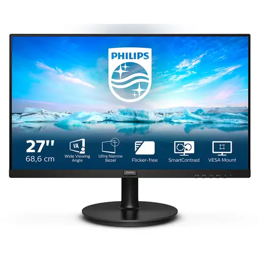 Philips V Line 271V8L/00 LED display 68,6 cm (27\) 1920 x 1080 Pixeles Full HD Neg