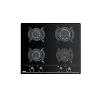 Teka GBC 64000 Negro Integrado 60 cm Encimera de gas 4 zona(s)