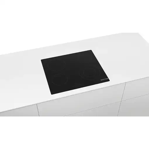 Bosch Serie 4 PKF611BB8E hobs Negro Integrado 59.2 cm Cerámico 4 zona(s)