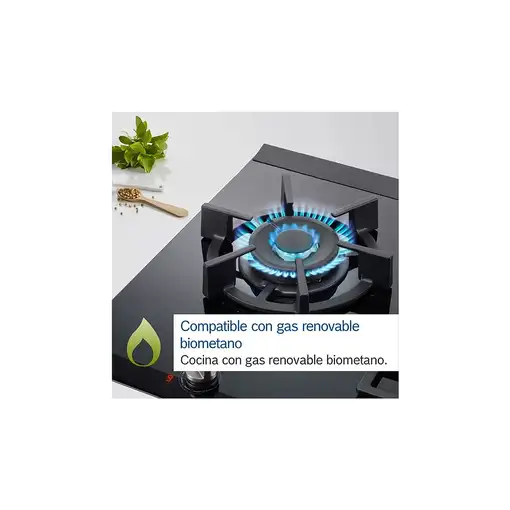 Bosch Serie 4 PNC6B6B90 hobs Negro Integrado 60 cm Encimera de gas 3 zona(s)