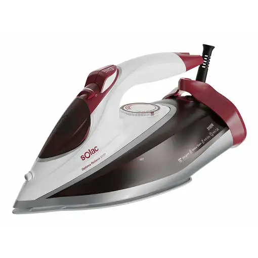 Solac Optima Relieve 3100 Plancha a vapor Suela de cerámica 3100 W Rojo, Blanco