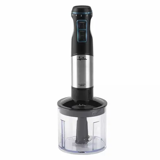 Batidora de mano JATA JEBT1791 de 1500 W. 4 cuchillas. Con picadora y vaso medidor