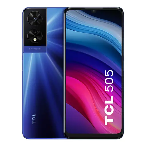 TCL 505 17,1 cm (6.75\) SIM doble Android 14 4G USB Tipo C 4 GB 128 GB 5010 mAh Az