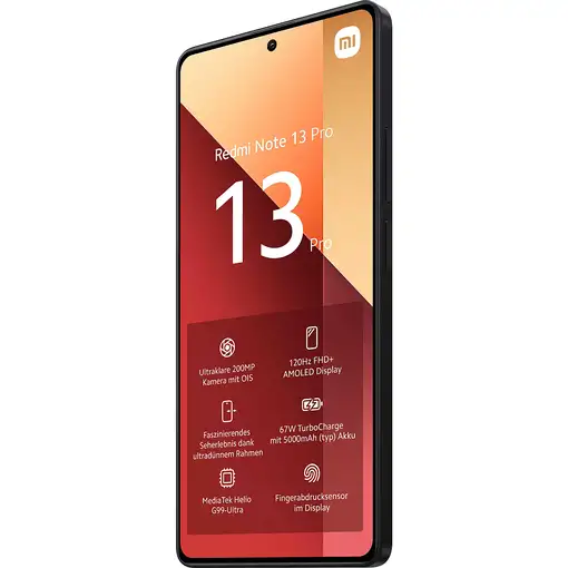 Smartphone libre black 8+256 GB, Redmi Note 13 Pro XIAOMI