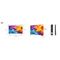 TCL P61 55P61B Televisor 139,7 cm (55\) 4K Ultra HD Smart TV Wifi Titanio
