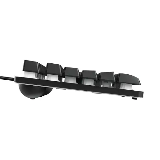 Trust GXT 833 Thado teclado Juego USB Español Negro, Plata