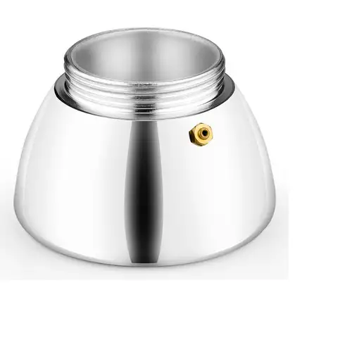 Cafetera Italiana negra Induction inox, tecnologia Bi-clad, mango termoresistente, apta para todo tipo de cocinas MONIX, 3 tazas