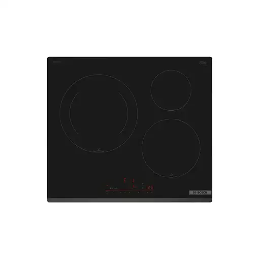 Bosch Serie 6 PIJ631HC1E hobs Negro Integrado 59.2 cm Con placa de inducción 3 zon