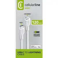 Cellularline Power Cable 120cm - USB-C to Lightning