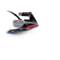 Braun TexStyle 5 SI 5057 RD Plancha a vapor Suela de cerámica 2700 W Negro, Rojo