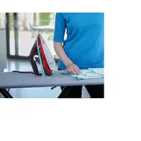 Braun TexStyle 5 SI 5057 RD Plancha a vapor Suela de cerámica 2700 W Negro, Rojo