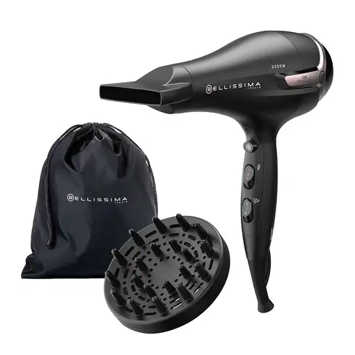 Bellissima K9 2500 secador 2300 W Negro, Rosa