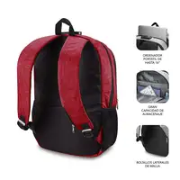 Mochila Para Portátil Urban Lock 16\  Rojo