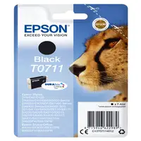 Cartucho de tinta original negro T0711 EPSON, 1 ud