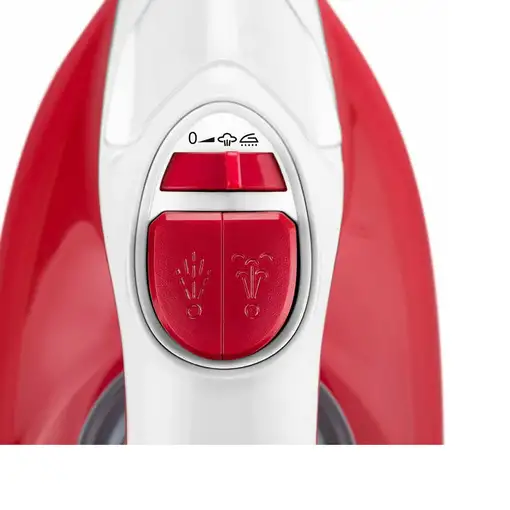 Ufesa 80105142 plancha Plancha a vapor 2400 W Rojo, Blanco
