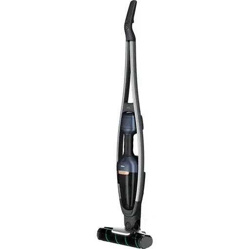 AEG QX9-1-P5IB Aspiradora escoba Batería Secar Sin bolsa 0,35 L Negro, Indigo, Pla