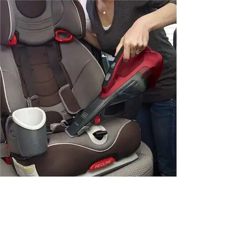 Black & Decker DVA315J aspiradora de mano Cereza (fruta), Rojo Sin bolsa