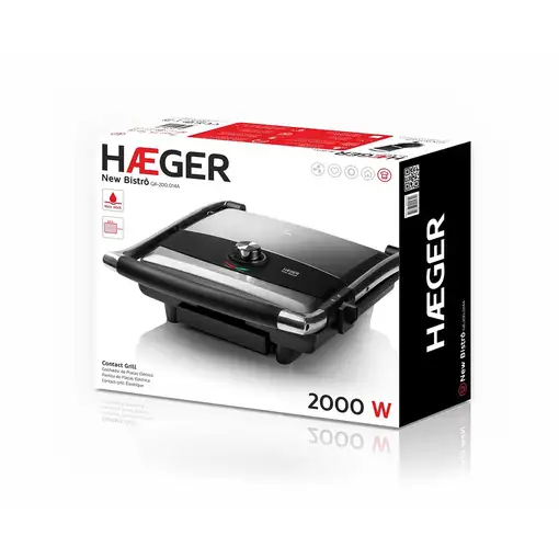 Haeger GR-200.014A parrilla eléctrica de contacto
