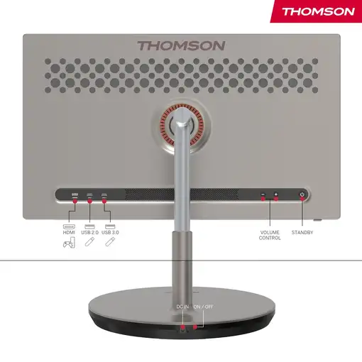 TV 32" portátil Thomson, táctil, Android, batería 4h, antena, Quad Core 1.8 GHz.
