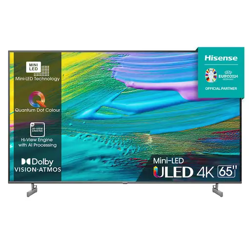 Hisense 65U6KQ Televisor 165,1 cm (65") 4K Ultra HD Smart TV Wifi Negro 600 cd / m