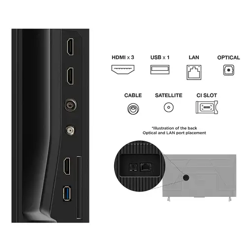 TCL P6K 43P6K Televisor 109,2 cm (43") 4K Ultra HD Smart TV Wifi Metálico